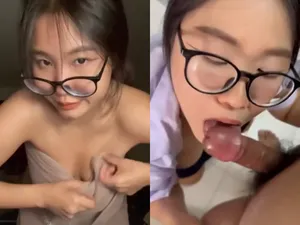 Học sinh nữ mút chuối đá trứng cút điêu luyện